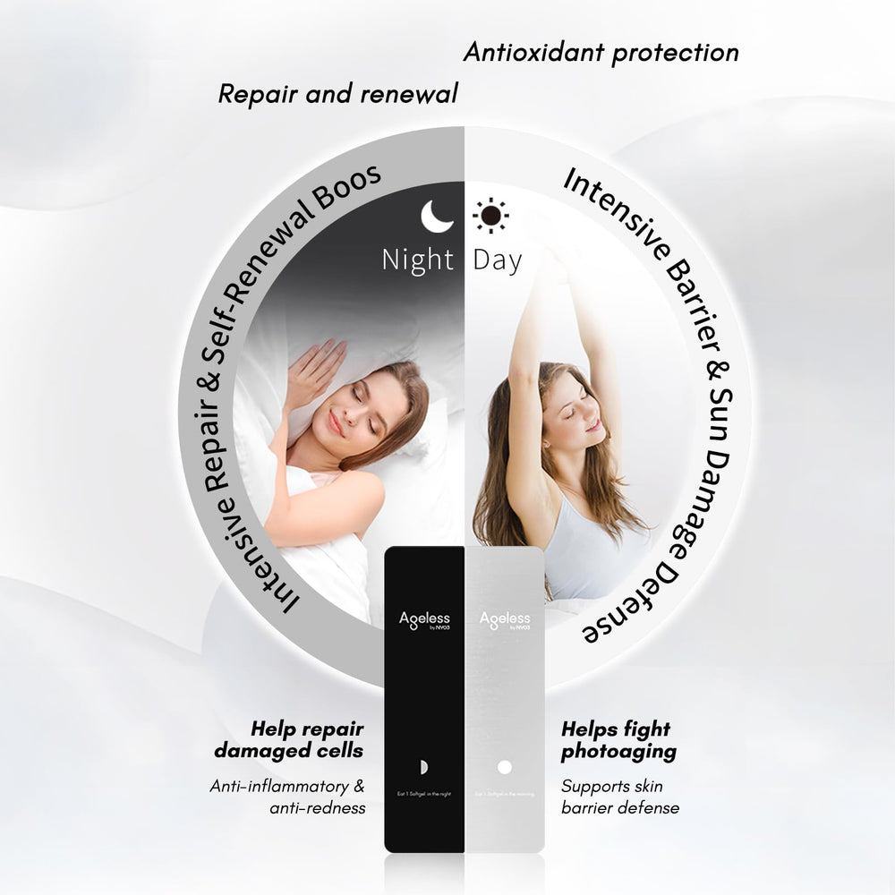 NYO3 astaxanthin-krill-oil capsules highlight antioxidant blend.