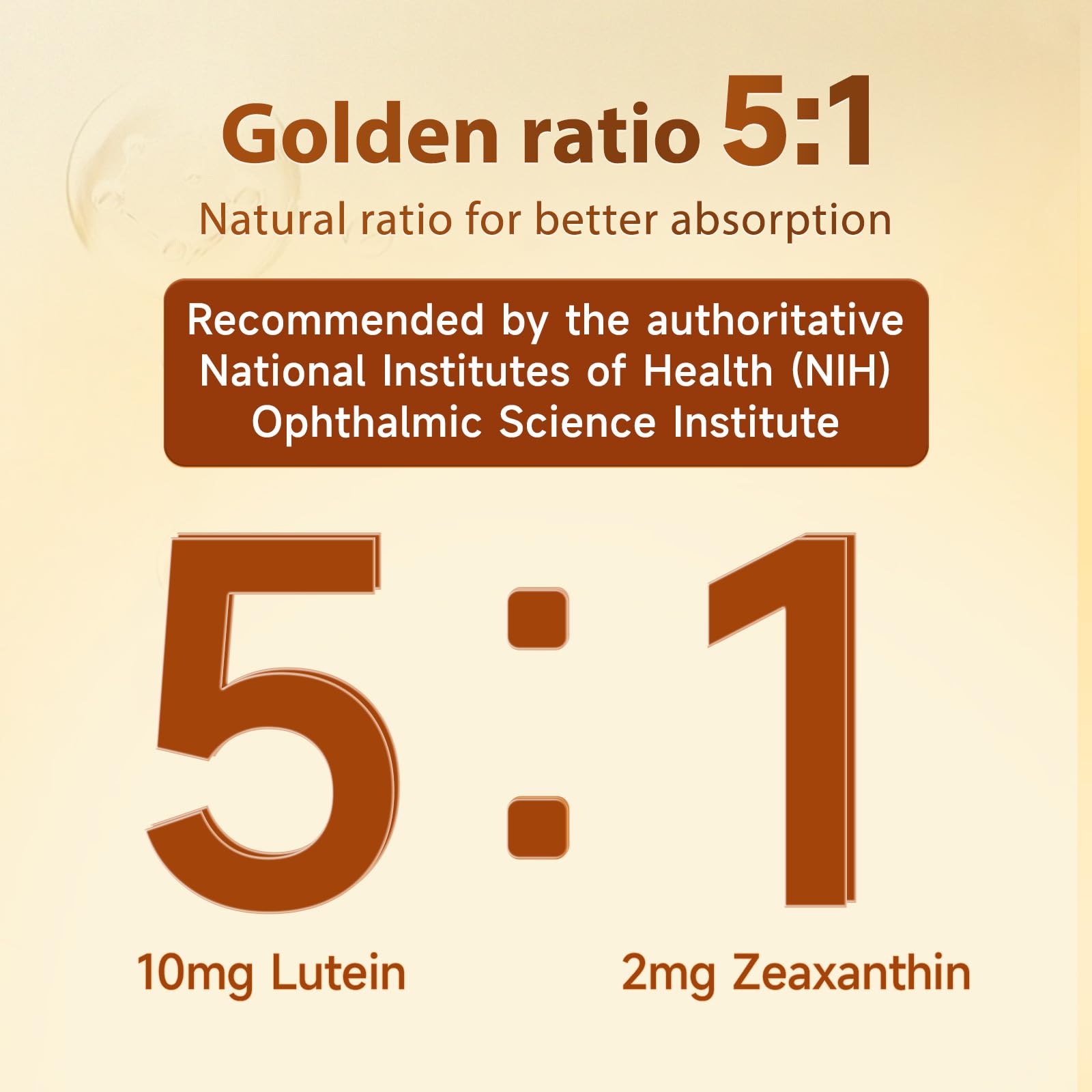 NYO3 Zinc Selenium retinal support label view communicates mineral benefits