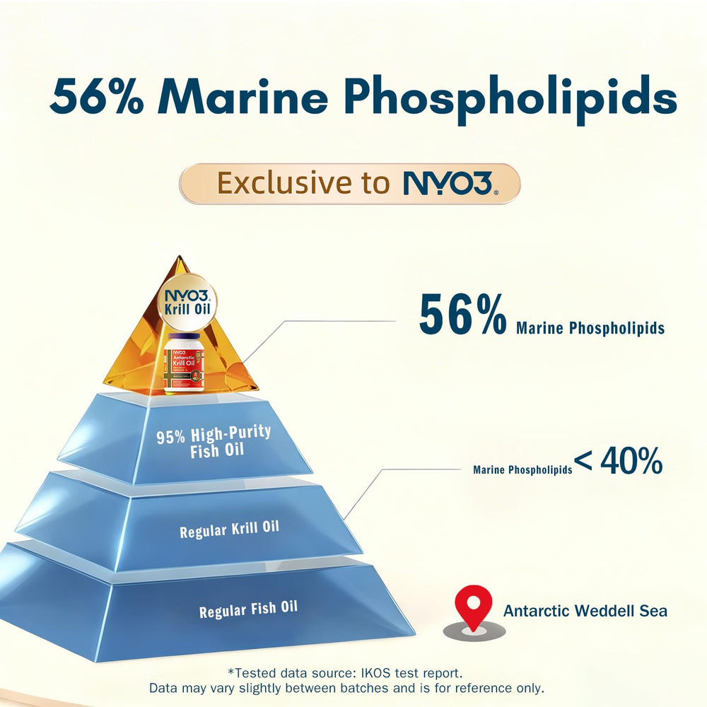 NYO3 56% marine phospholipids aid nutrient delivery