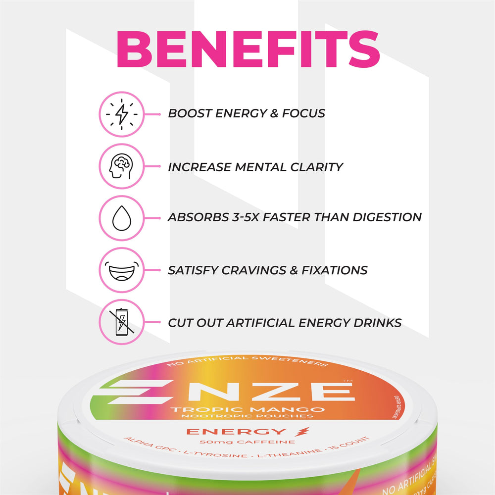 Nutrition panel and natural sweeteners highlighted on package.