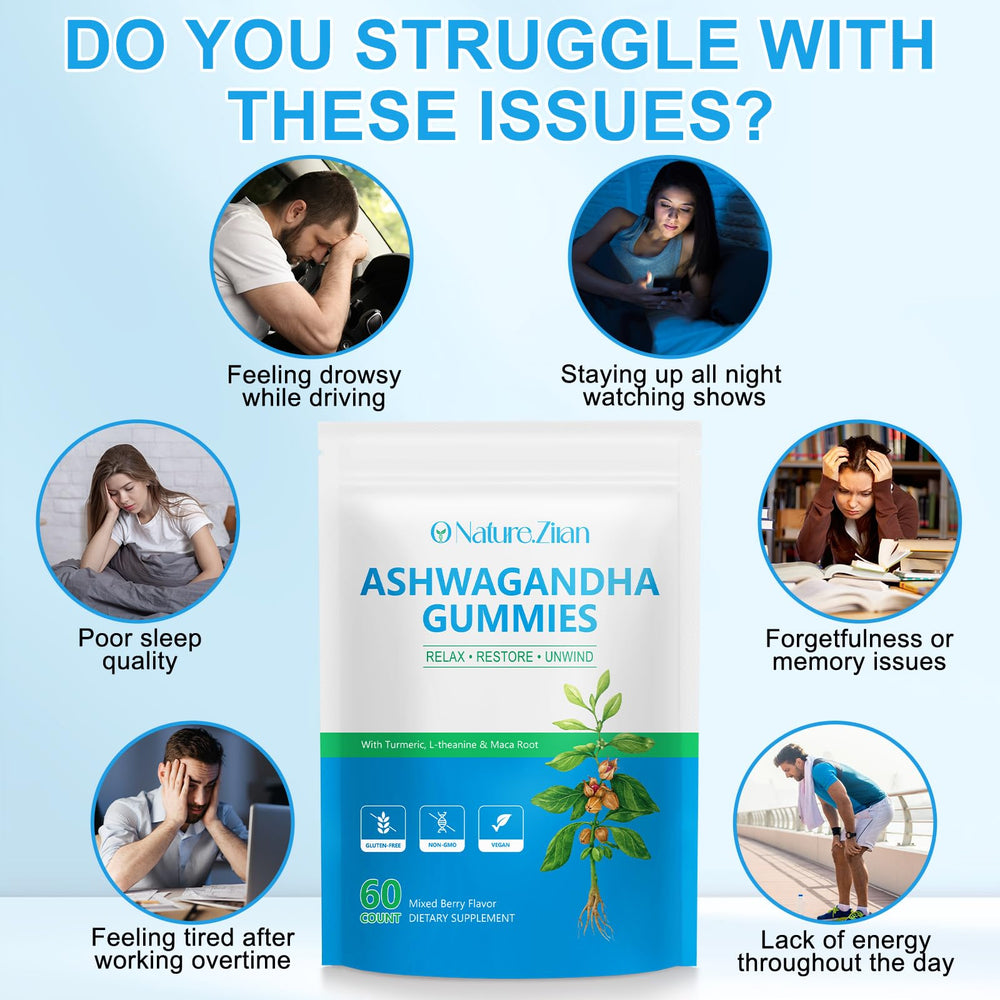 O NATURE ZIRAN Ashwagandha gummies mixed berry flavor appeals to taste