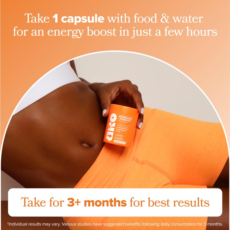 B. lactis Fit probiotics featured for gut balance in URO capsules.
