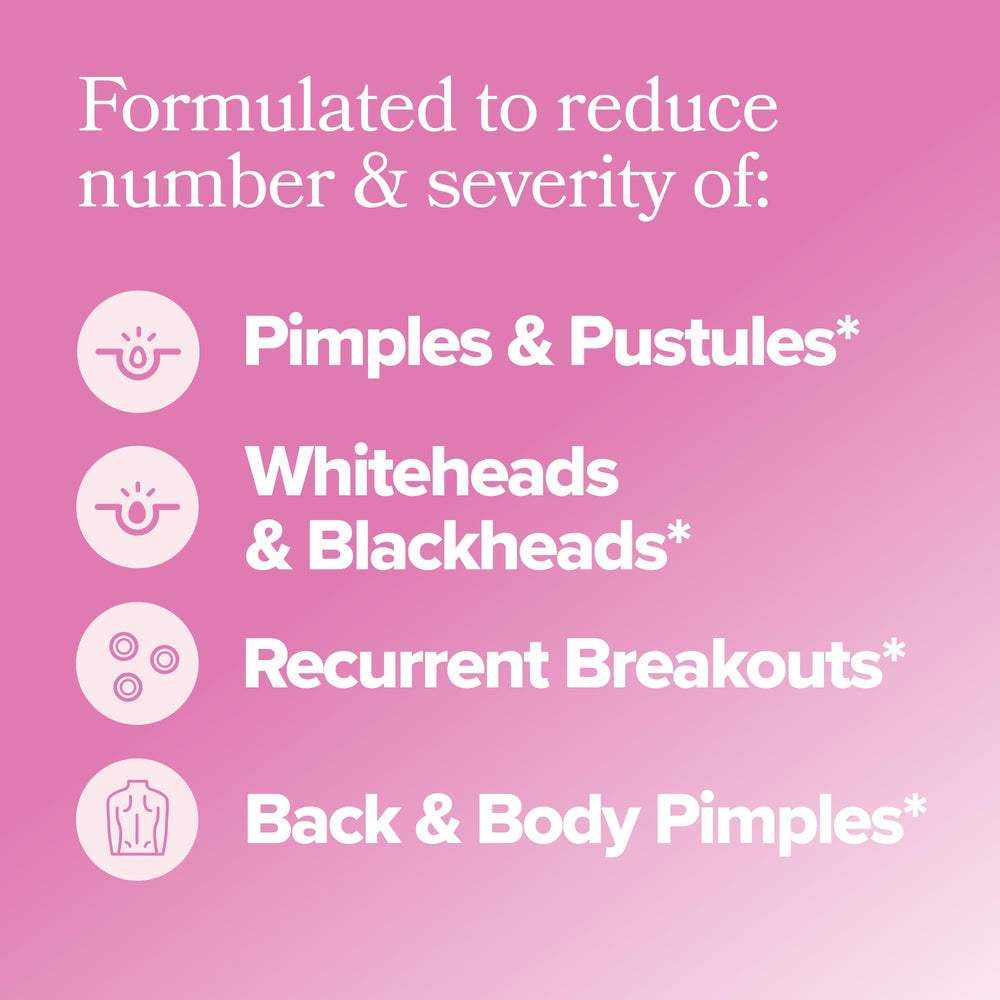 O Positiv FLO Acne capsule being poured with water for daily use