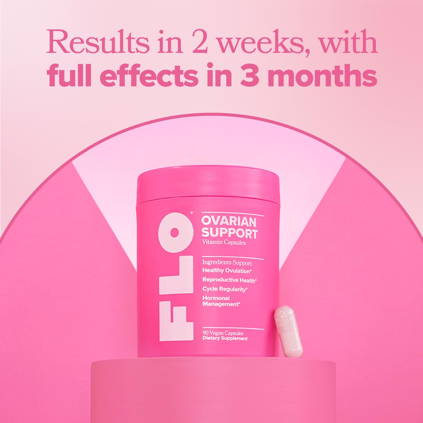 O Positiv FLO DIM and folic acid capsules support hormonal balance