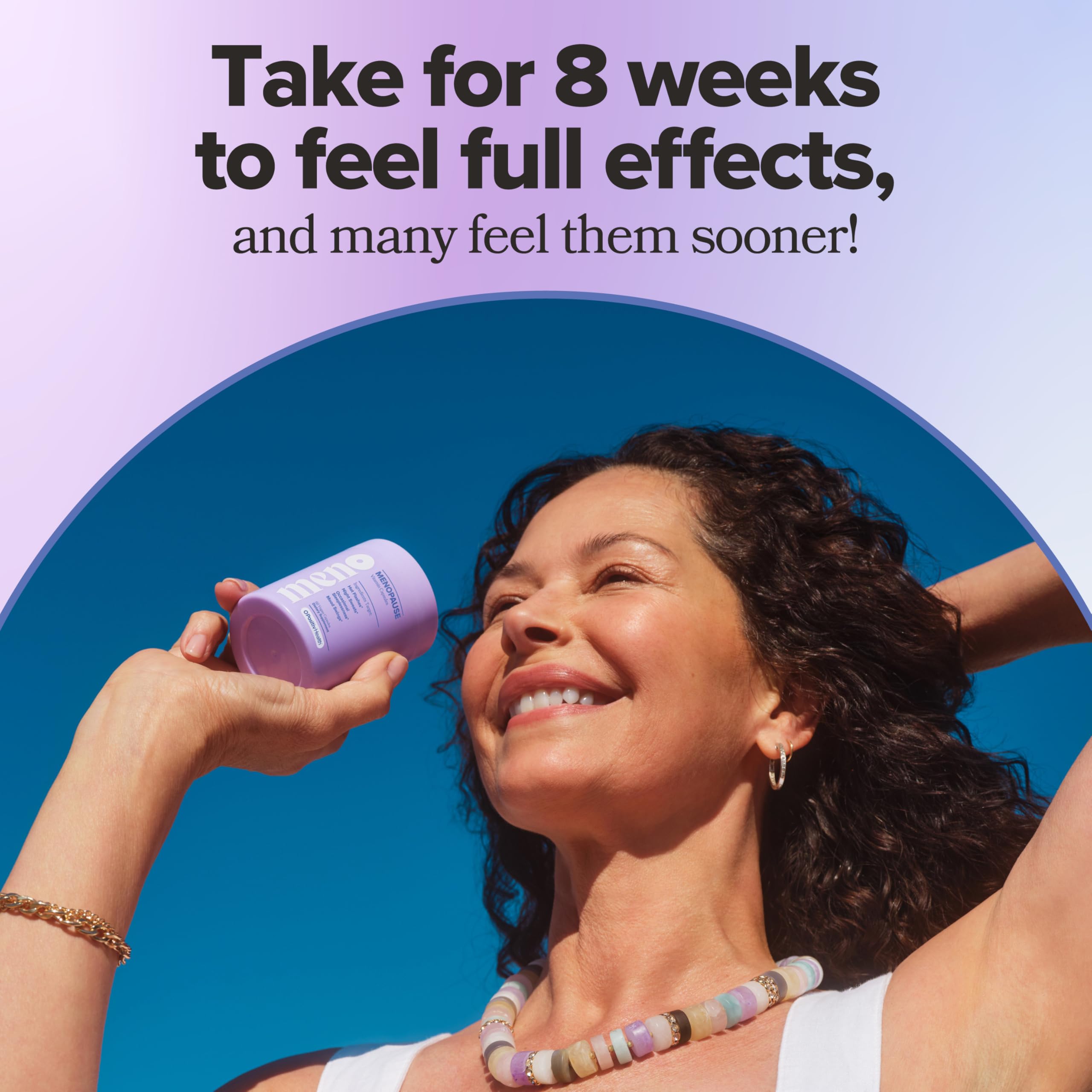 O Positiv MENO Ashwagandha KSM-66 supports sleep quality.