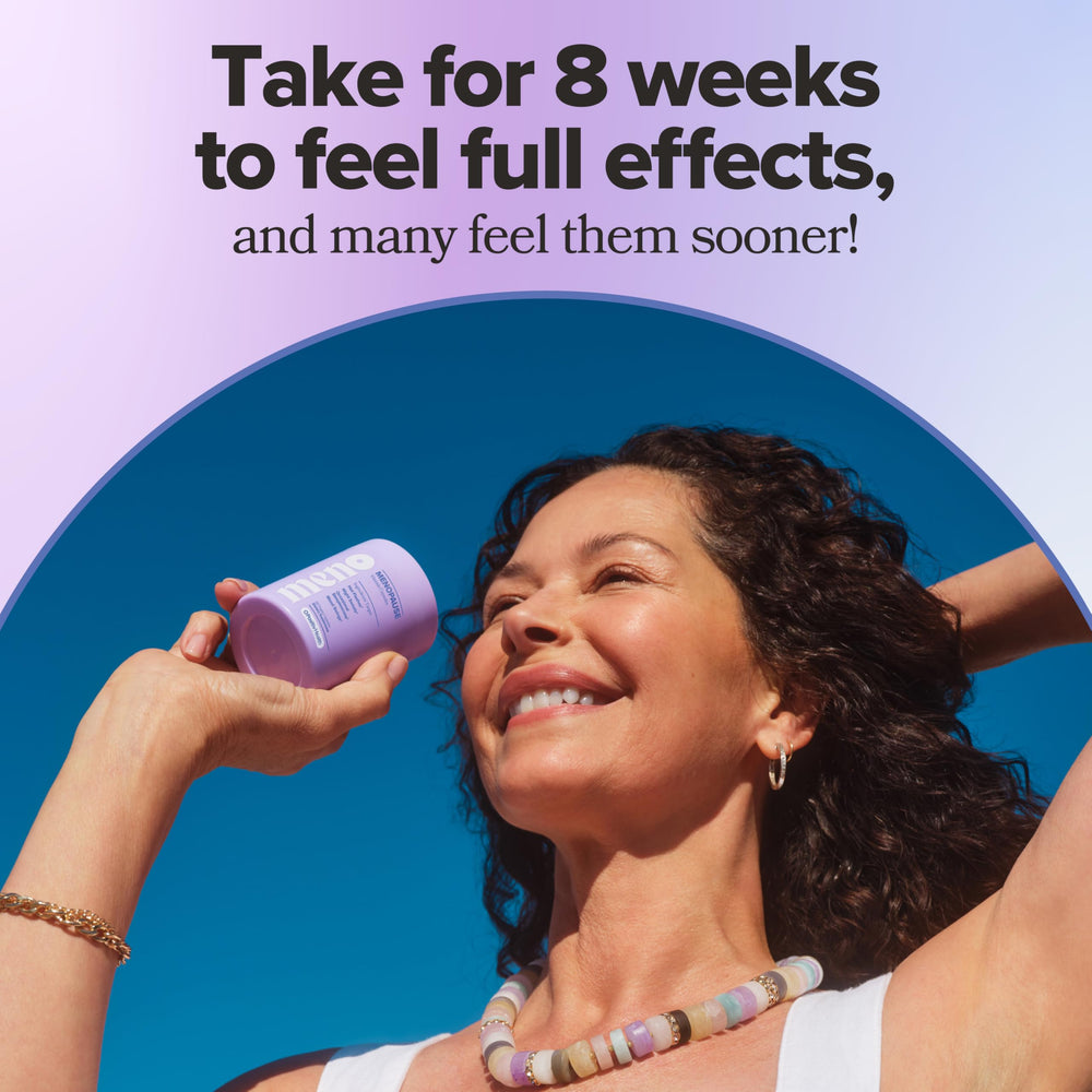 O Positiv MENO Ashwagandha KSM-66 supports sleep quality.