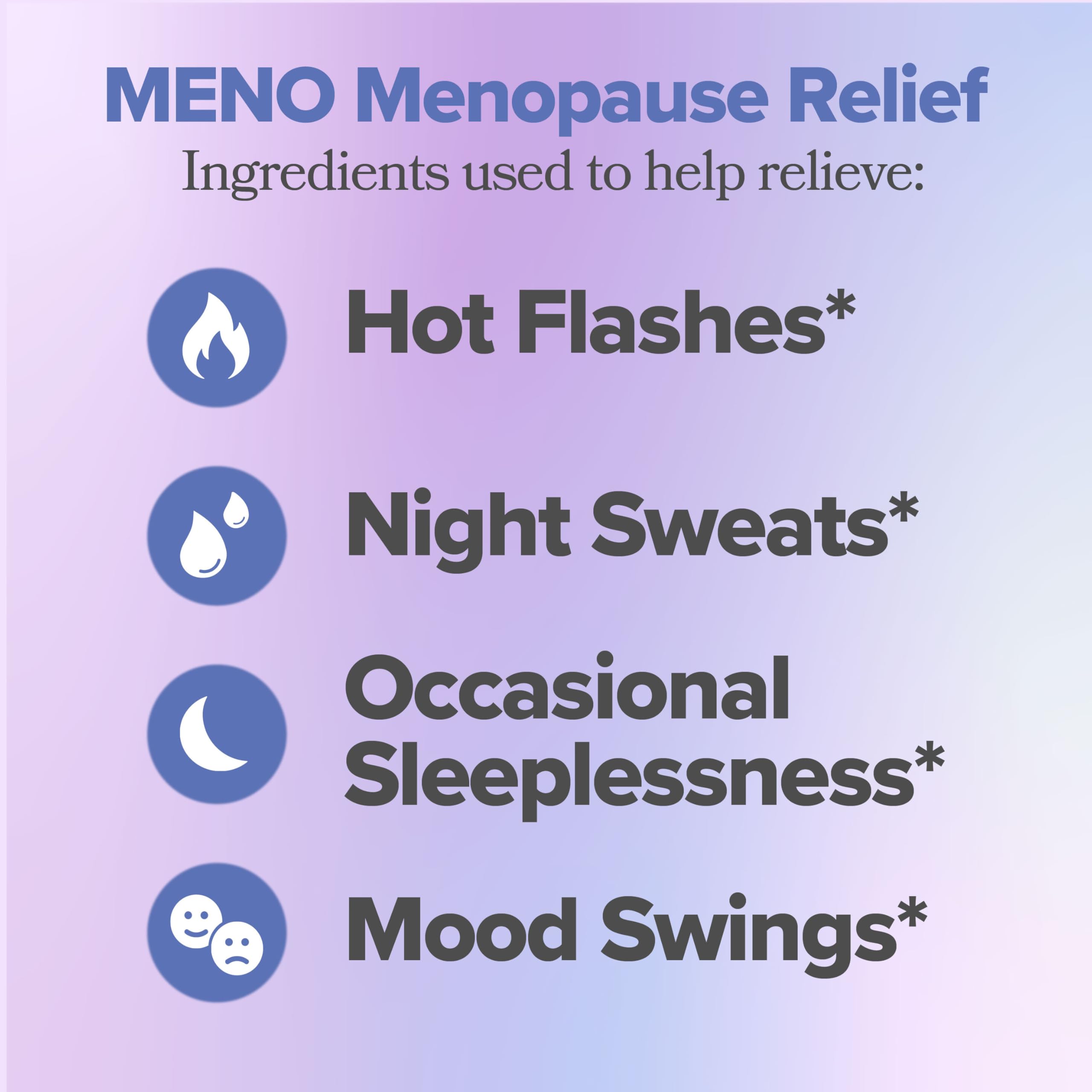 O Positiv MENO capsules daily for consistent menopause relief.