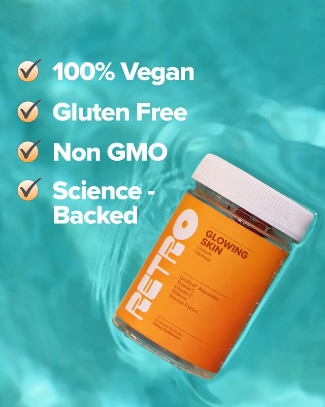 O Positiv RETRO gummies held in hand for on-the-go routine.