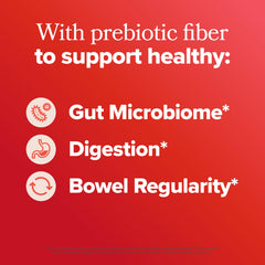 O Positiv URO Fiber Gummies daily-dose display with water