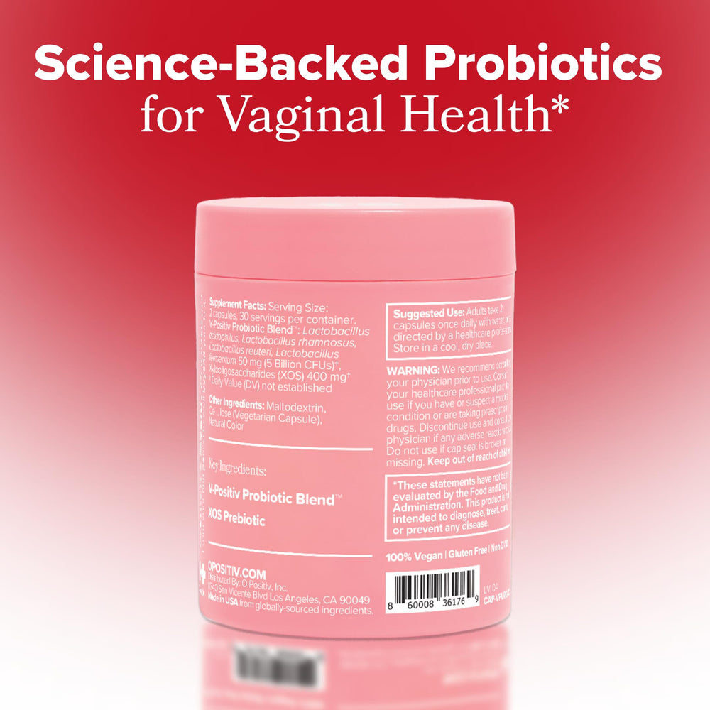 Front label of O Positiv URO emphasizes quality ingredients and science-led formulation.