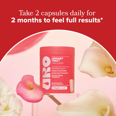 O Positiv URO label shows Pacran cranberry extract for urinary health.