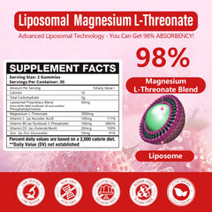 Oakevlp magnesium threonate gummies bottle on table