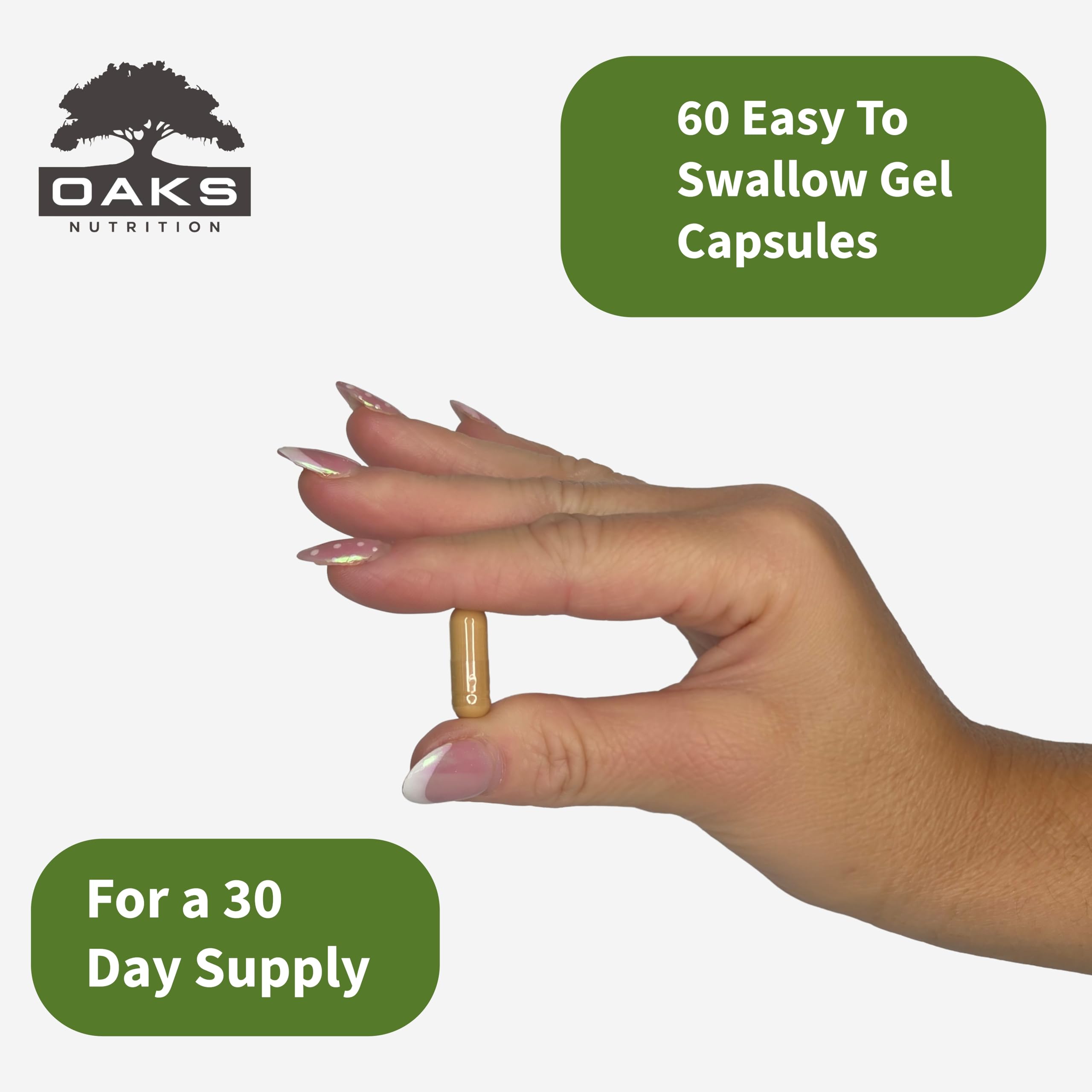 Manuka honey and apple cider vinegar blend capsules from Oaks Nutrition
