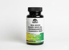 Oaks Nutrition sea moss 15-in-1 capsules bottle for daily wellness support