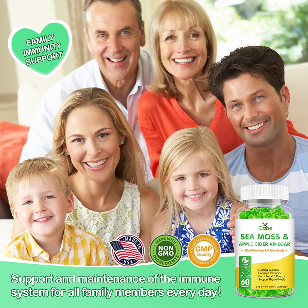 OALSE Sea Moss Gummies on-the-go pack for portable daily nutrition and convenience