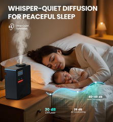 OANDYS waterless diffuser operates quietly under 42 dB