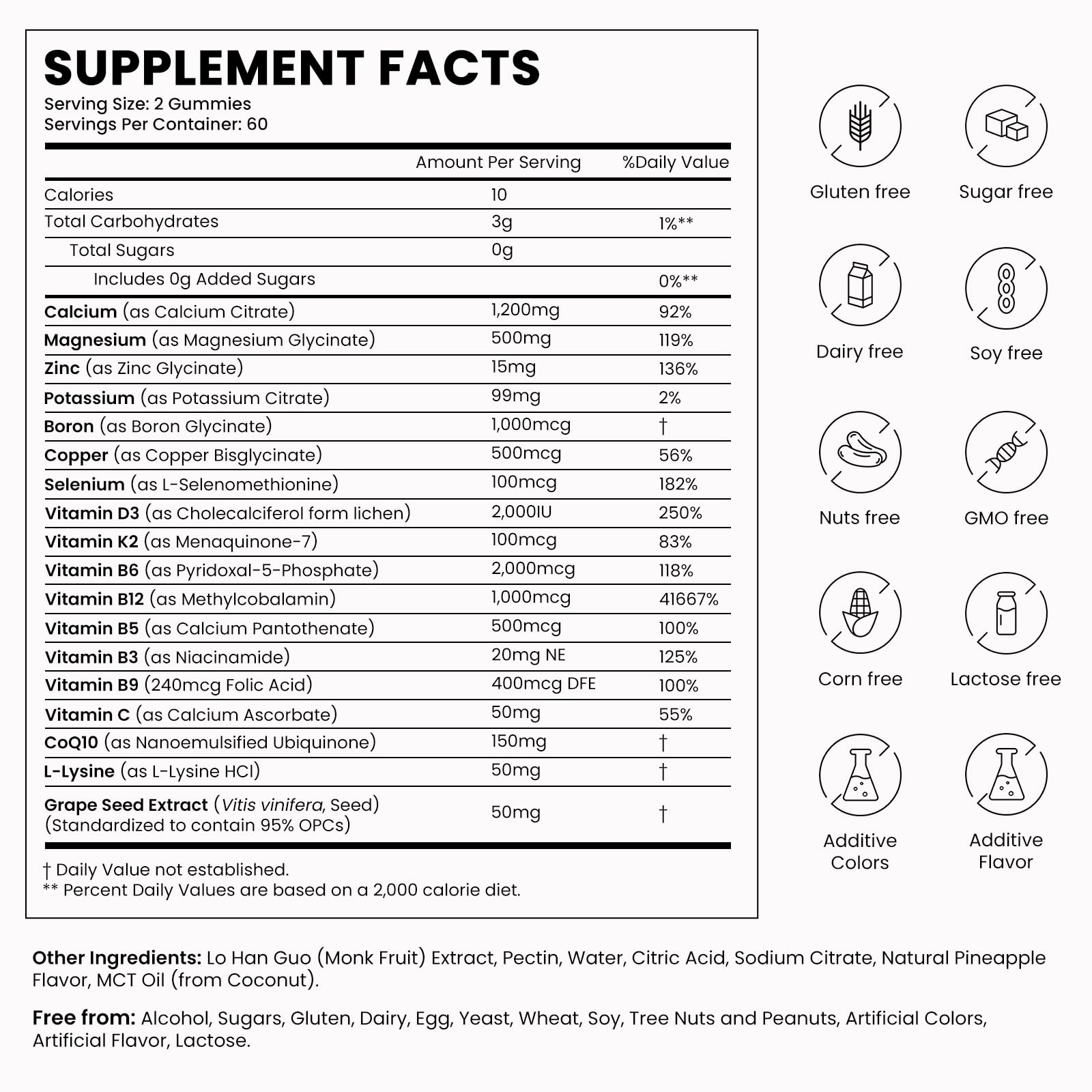 Gummies from OASIS FORCE calcium 1200 mg on store shelf