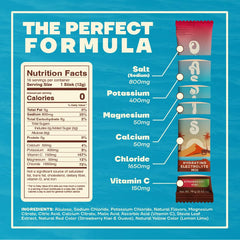 Drink Oasis electrolyte powder bottle with Vitamin C highlight