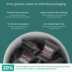 OASIS FORCE 60-day supply gummies for simple daily calm and focus