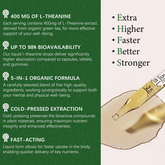 OASIS FORCE L-Theanine drops 2-pack boxed packaging ready for gifting or storage