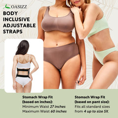 OASIZZ castor oil wrap arm close-up, versatile for arms or legs.