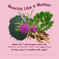 Oat Mama Milk Thistle Shatavari Moringa plant-based ingredients for gentle support