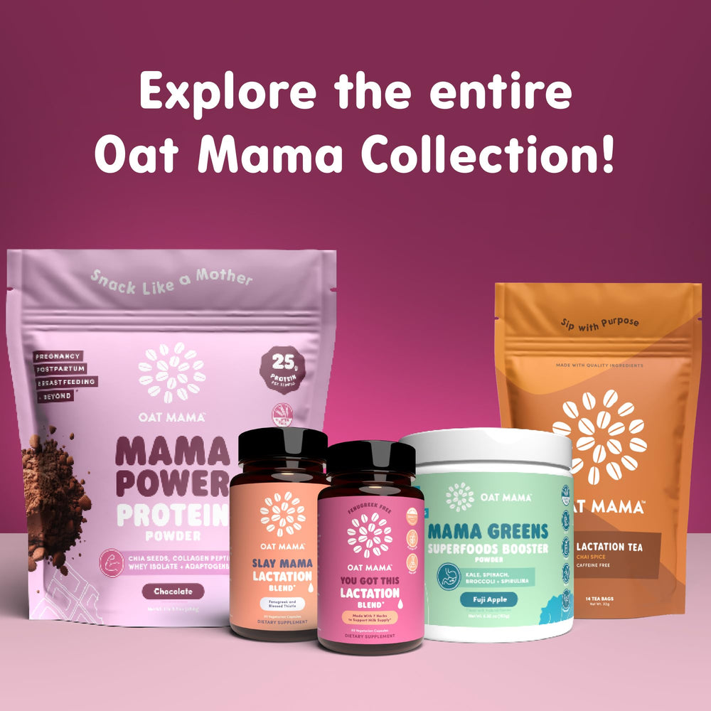 Oat Mama Trusted by Moms brand for lactation support