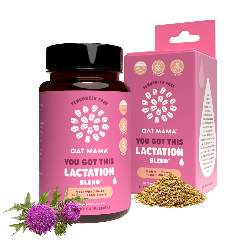 Oat Mama You Got This bottle pour for easy daily lactation support