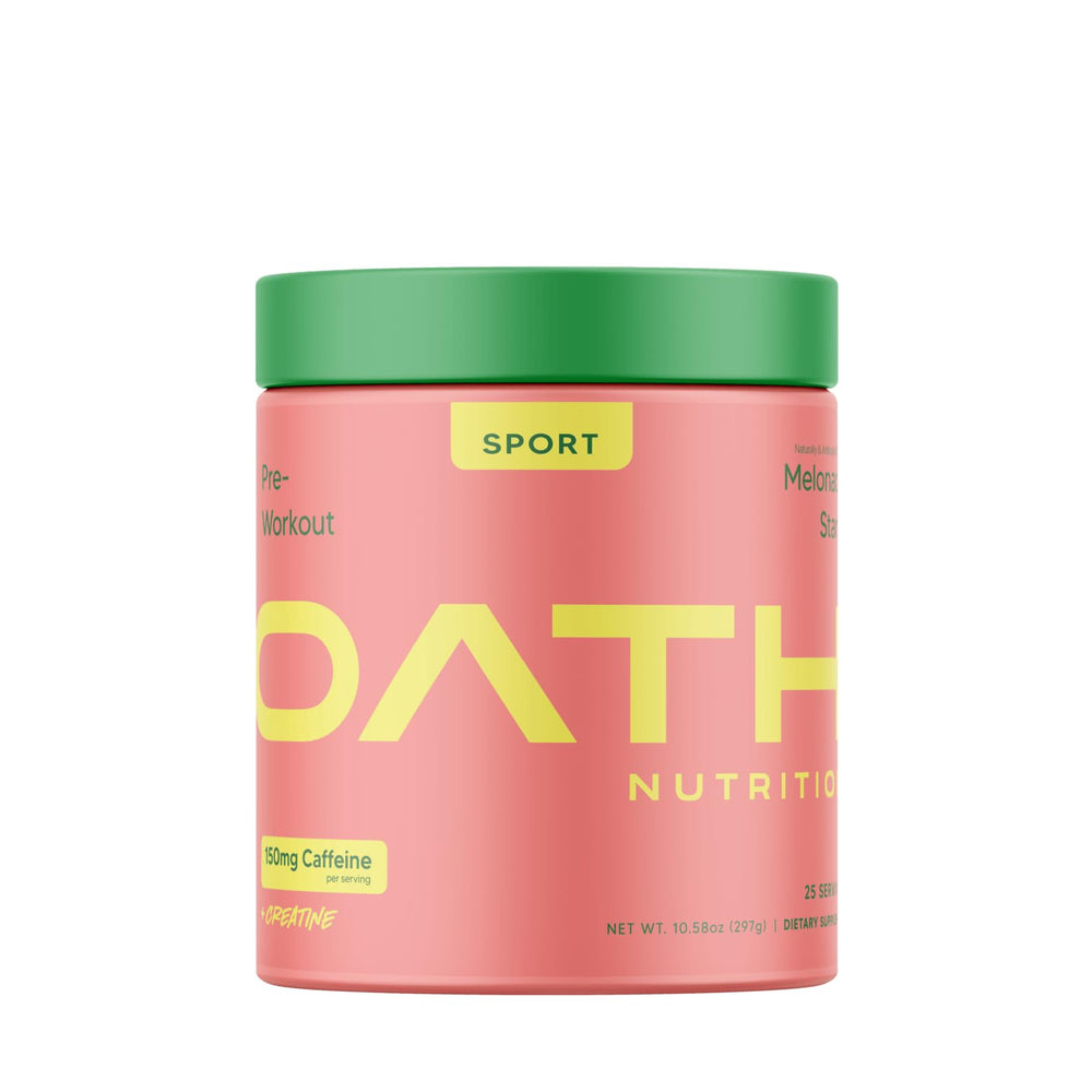 Oath Nutrition sport pre-workout Melonade Stand flavor ready to drink for a refreshing energy boost during workouts