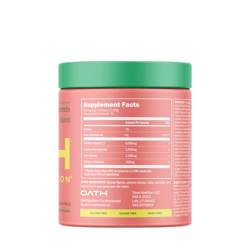 Oath Nutrition sport pre-workout powder shown while mixing for quick prep