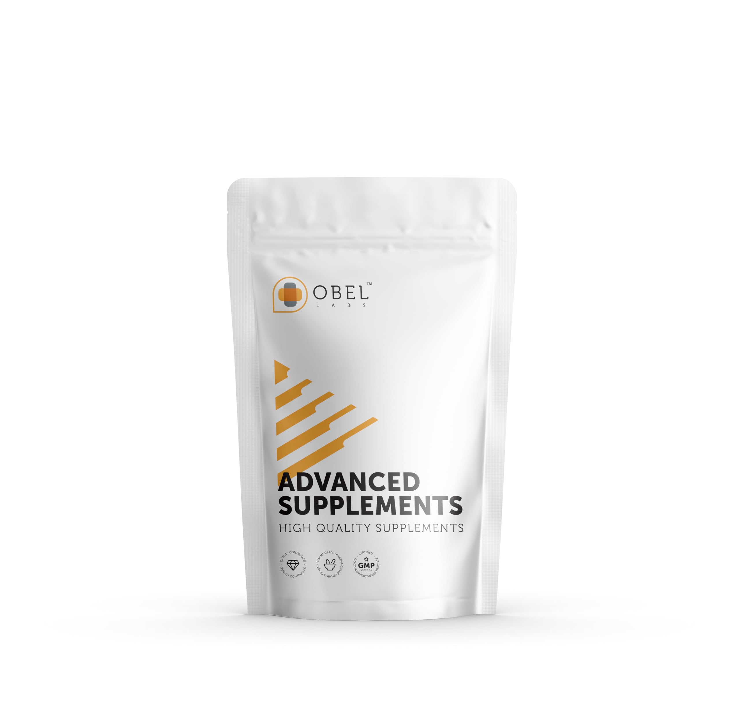 Obel Creatine Monohydrate bottle front view, micronized formula for quick absorption.