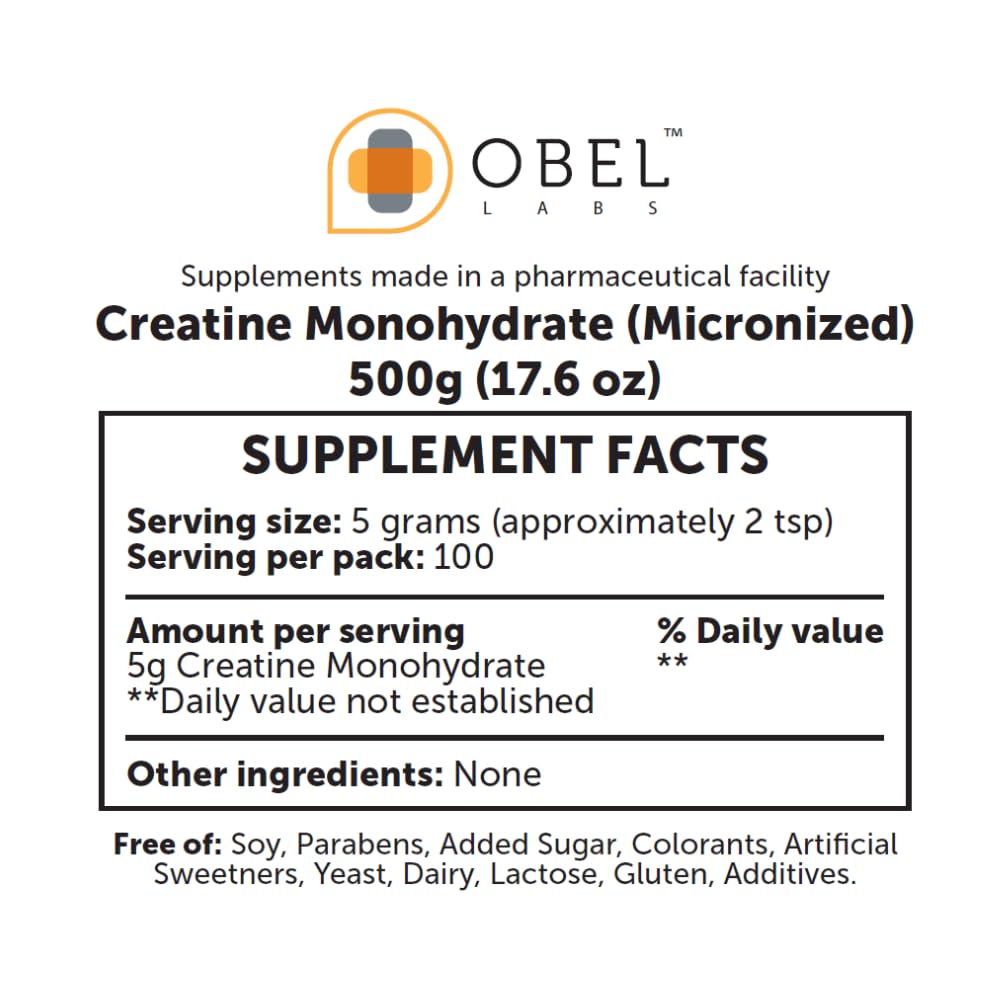 Obel Creatine Monohydrate powder dissolving easily in water for smooth mixing.