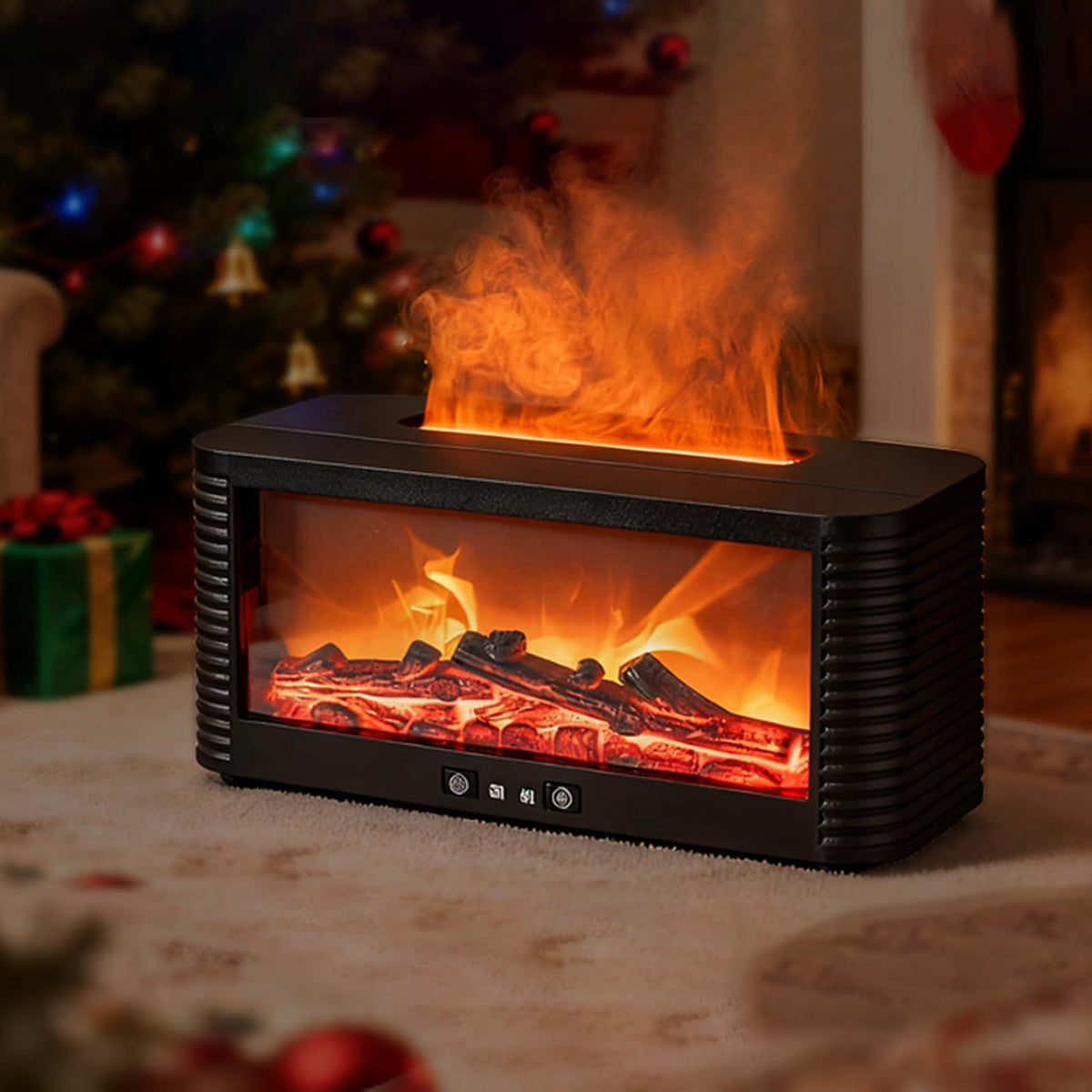 Obociks flame effect diffuser flickering flame for cozy ambiance