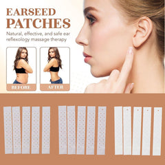 Obotsnoi rose gold ear sticker close-up with chic finish.