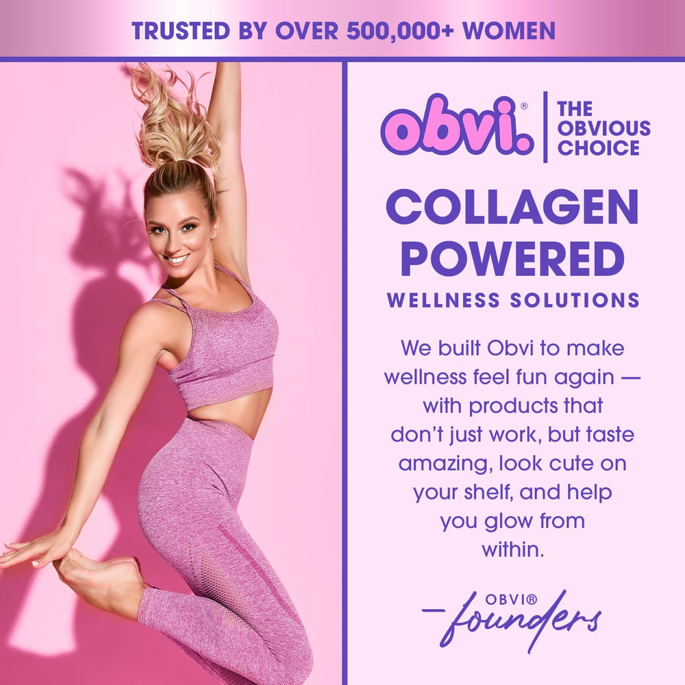 Obvi Collagenic Burn morning-use scene with capsules for daily use.