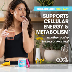 Obvi Multi Collagen Burn Fast capsules for daily use support a convenient wellness routine.