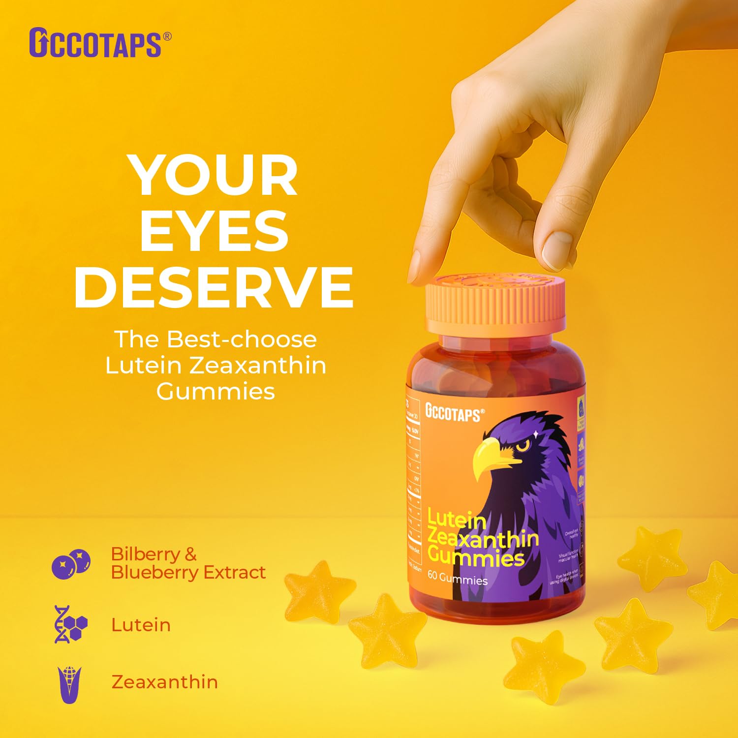 Gummies texture supports easy daily enjoyment with no bitter aftertaste.