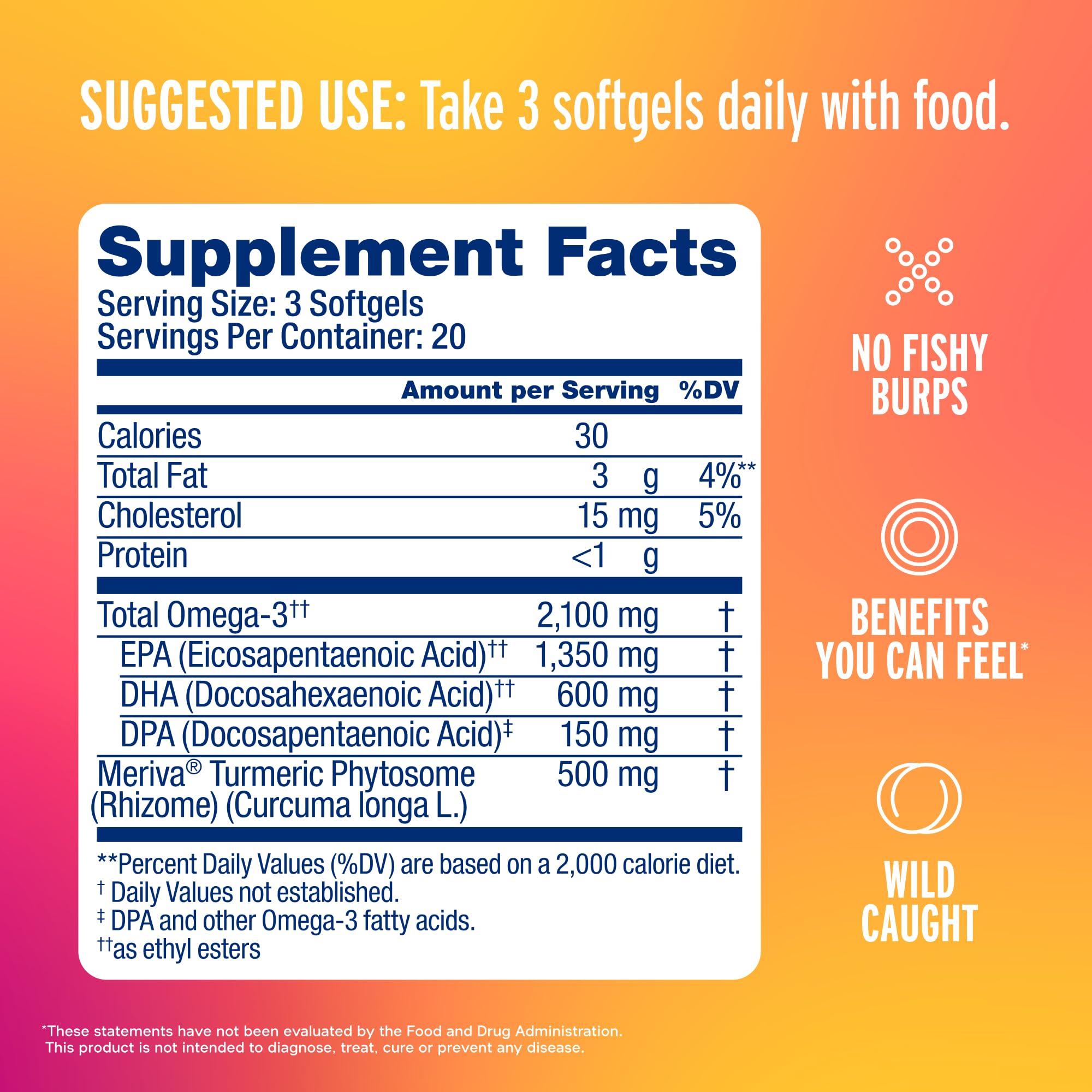 OceanBlue wild-caught omega-3 delivers EPA, DHA, and DPA for daily support.