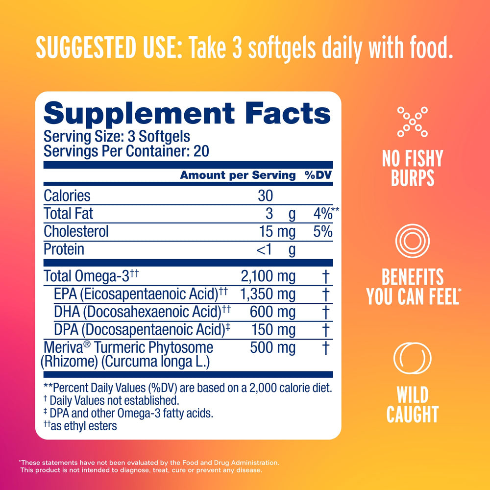 OceanBlue wild-caught omega-3 delivers EPA, DHA, and DPA for daily support.