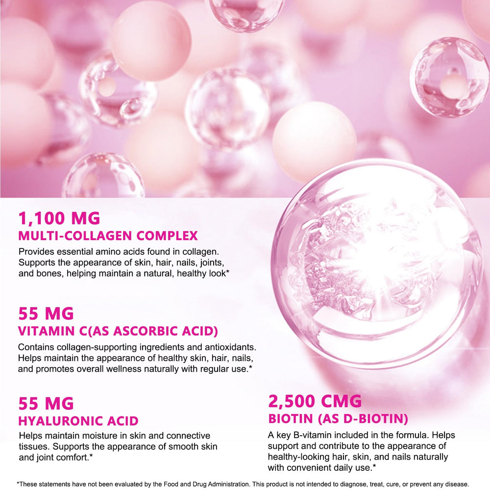 Ocnisdns Multi-Collagen label closeup showing blend and nutrients