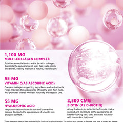 Ocnisdns Multi-Collagen label closeup showing blend and nutrients