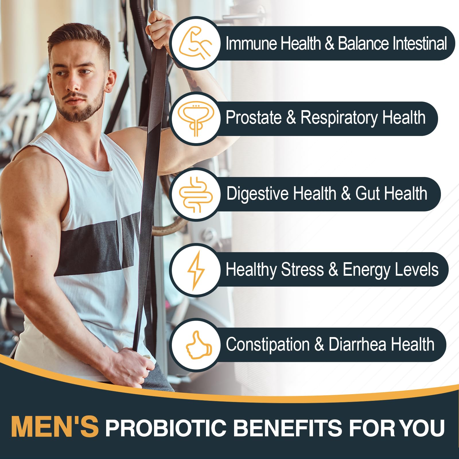 Ocshesally probiotic ingredients visual with cranberry turmeric goji amla.