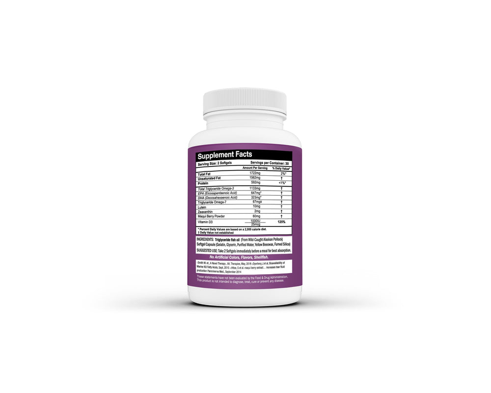 OcuSci Dry Eye Complete bottle side angle, convenient daily use.