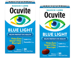 Two-bottle pack shown on a shelf offering long-term eye nutrient supply