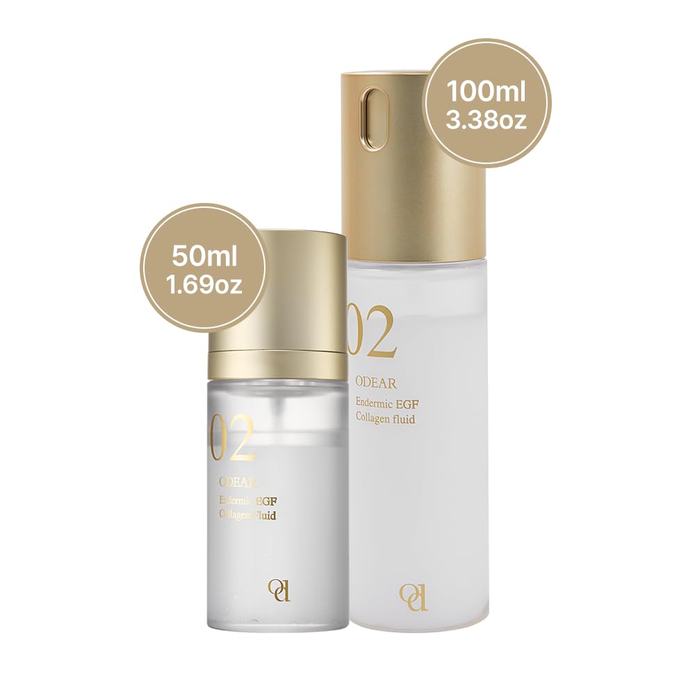 ODEAR brand logo on Endermic EGF Collagen Fluid packaging.
