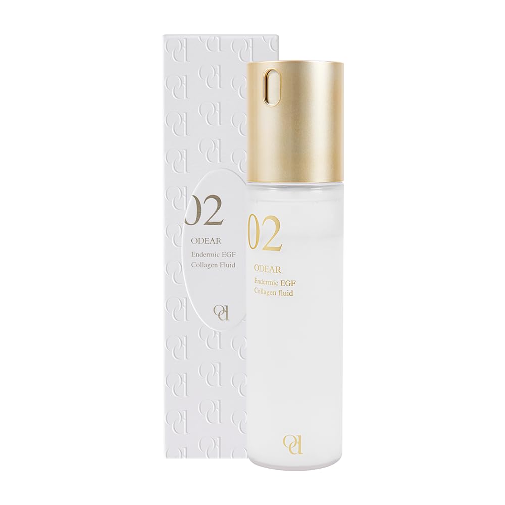 Lightweight finish of ODEAR Endermic EGF Collagen Fluid on skin.