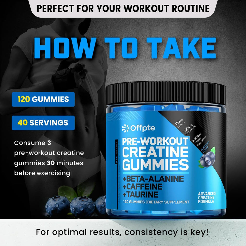 OFFPTE PreWorkout Gummies vegan gluten-free icon emphasizes inclusive nutrition.