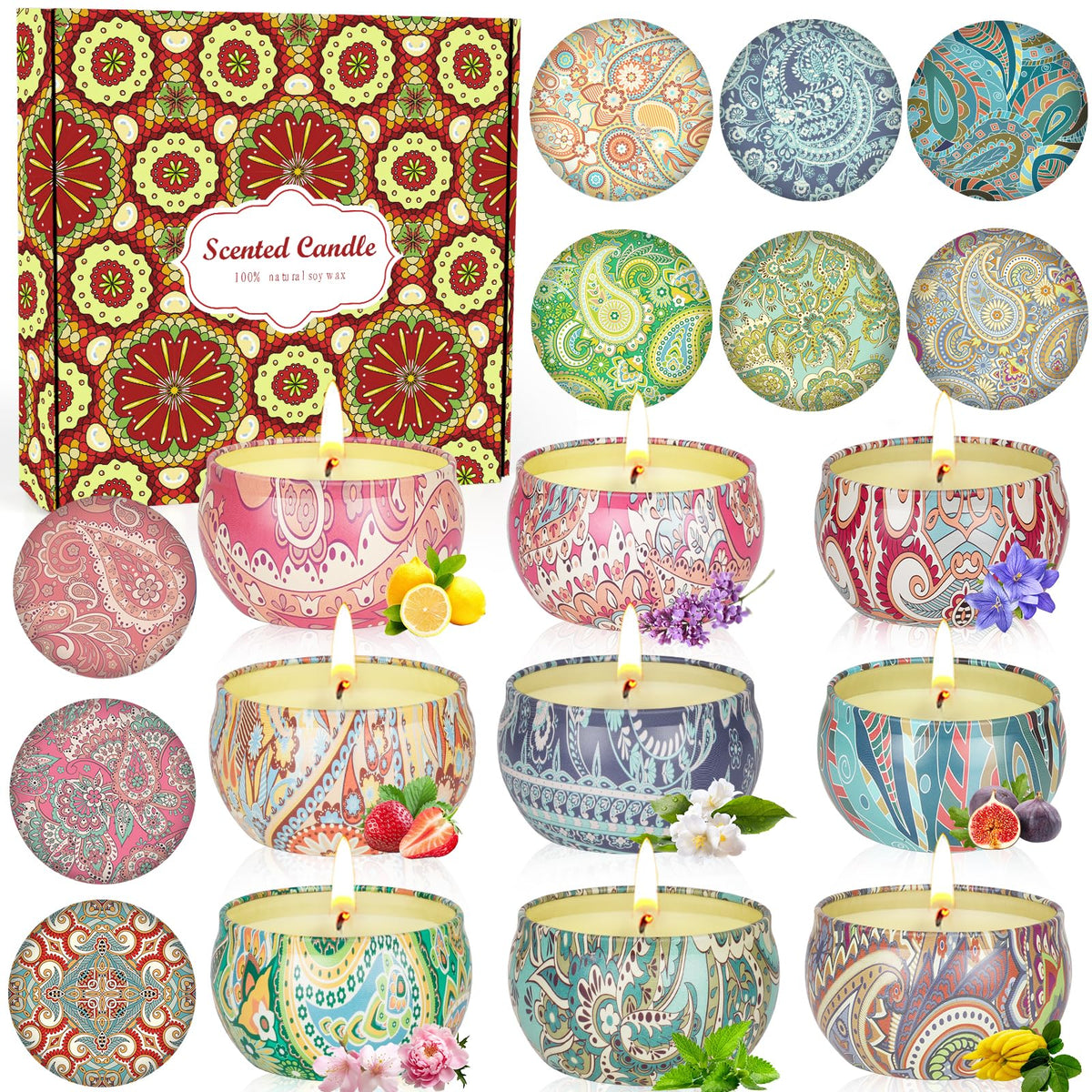 OFUN Lavender candle jar for soothing evenings and calm room fragrance.