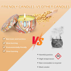 OFUN Mint candle jar creates a cool, invigorating atmosphere for focus.