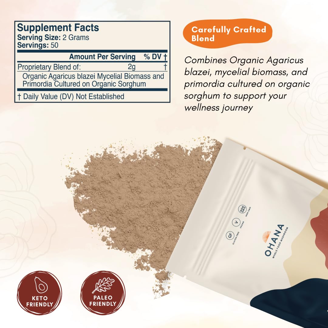Ohana product label communicates USDA Organic and gluten-free assurance for clean sourcing
